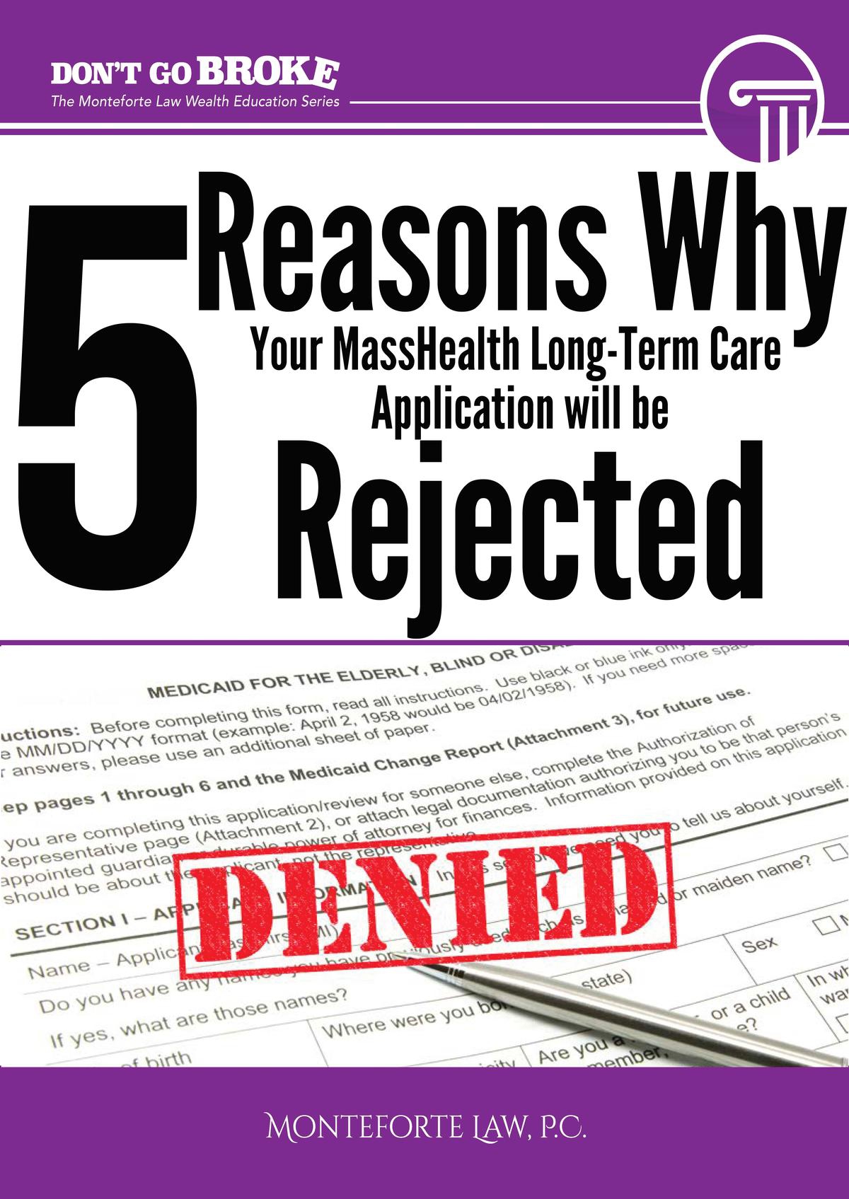 5 Reasons Your MassHealth Application Will Get Denied
