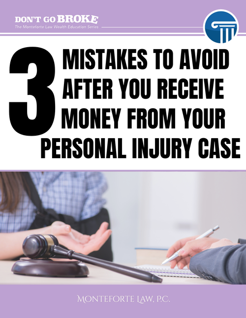 3 Mistakes to Avoid After you Receive Money From your Personal Injury Case