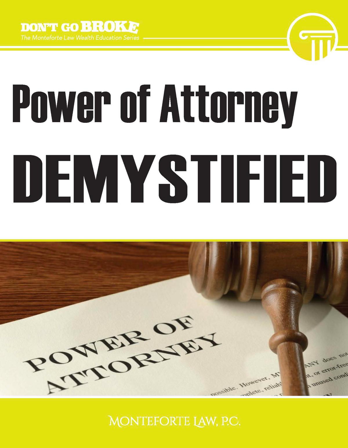 Power of Attorney DeMystified