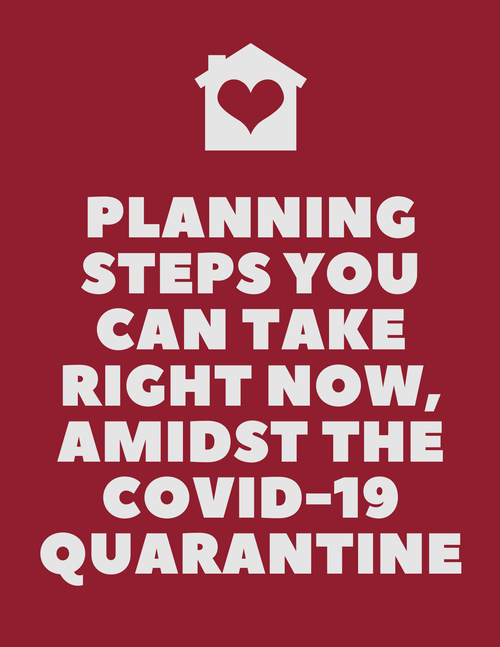 Planning Steps to take during COVID-19