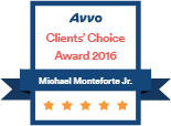Logo Recognizing Monteforte Law, P.C.'s affiliation with AVVO Clients Choice