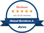 Logo Recognizing Monteforte Law, P.C.'s affiliation with AVVO Five Star Reviews