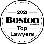 Logo Recognizing Monteforte Law, P.C.'s affiliation with Boston Top Lawyers 2021