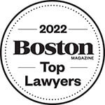 Logo Recognizing Monteforte Law, P.C.'s affiliation with Boston Top Lawyers 2022