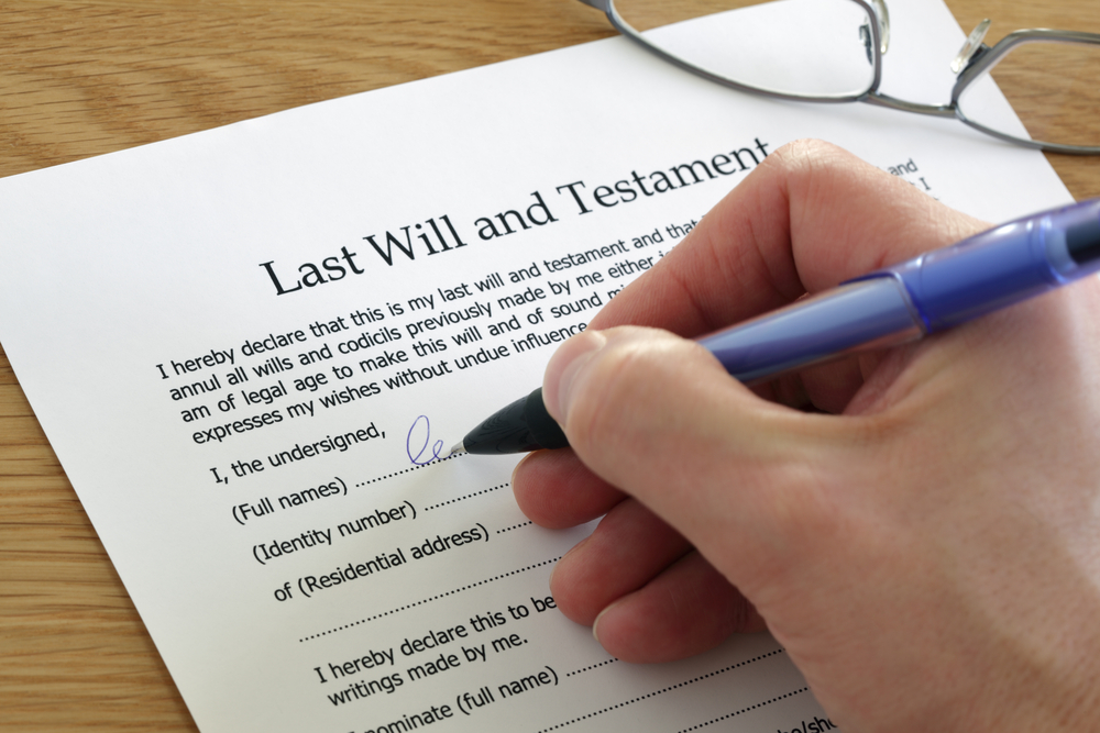last will and testament
