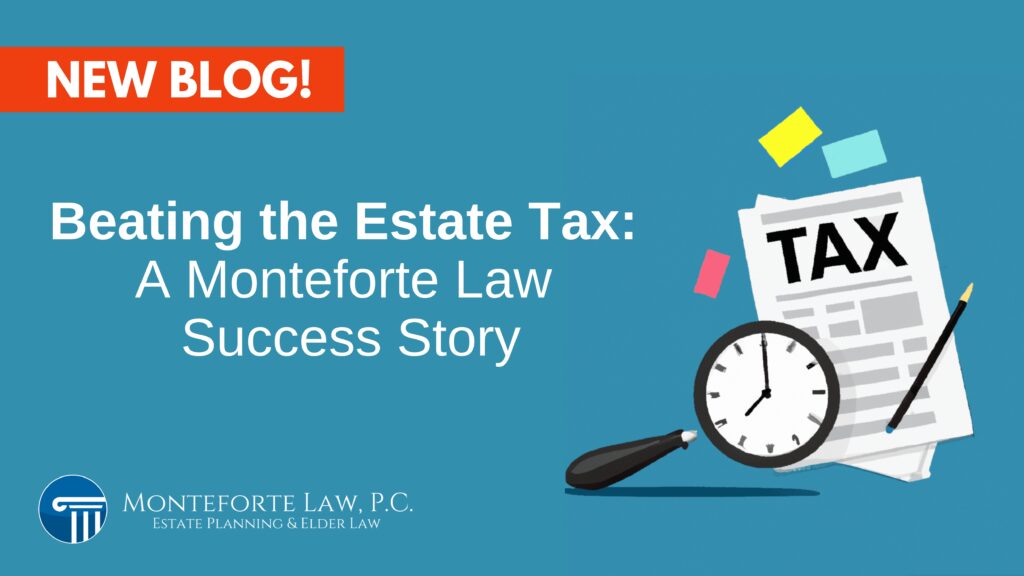 A cartoon pile of tax pages with sticky nots, a pencil, and a magnifying glass which is also a clock