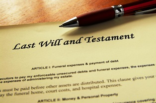 Having a will as part of an estate plan